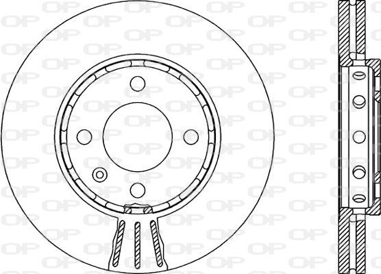 OPEN PARTS Jarrulevy BDR1905.20